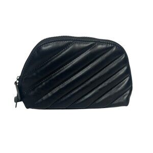 Yves Saint Laurent Beaute Quilted Black Makeup Bag